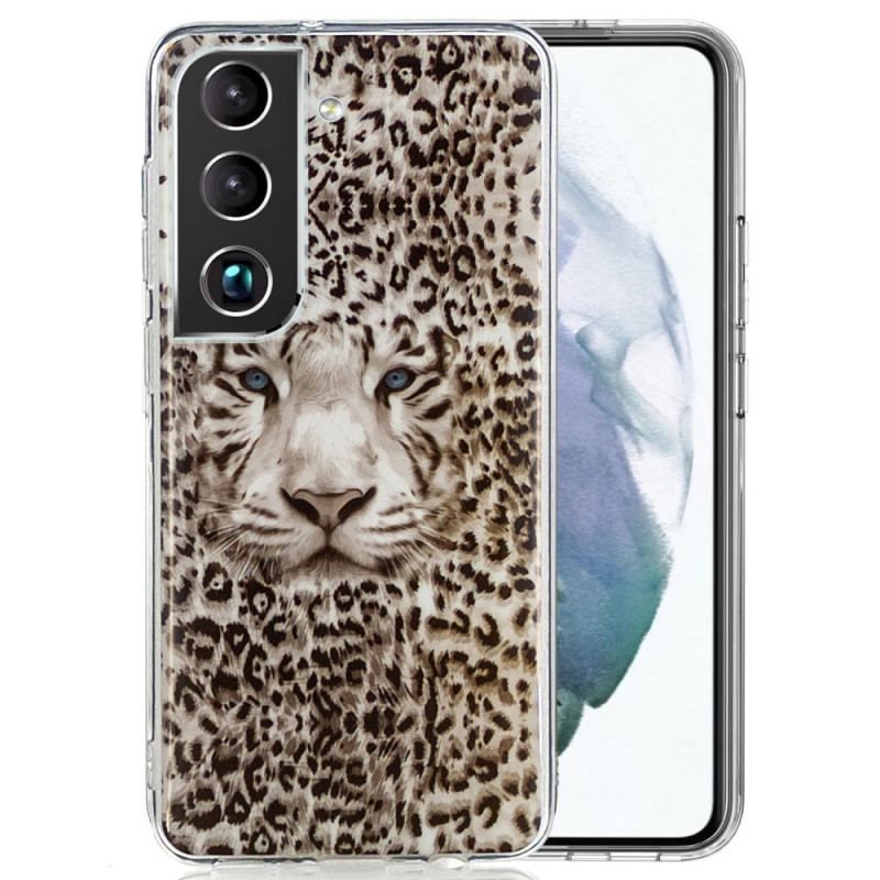 Coque Samsung Galaxy S22 5G Leopard Fluorescente