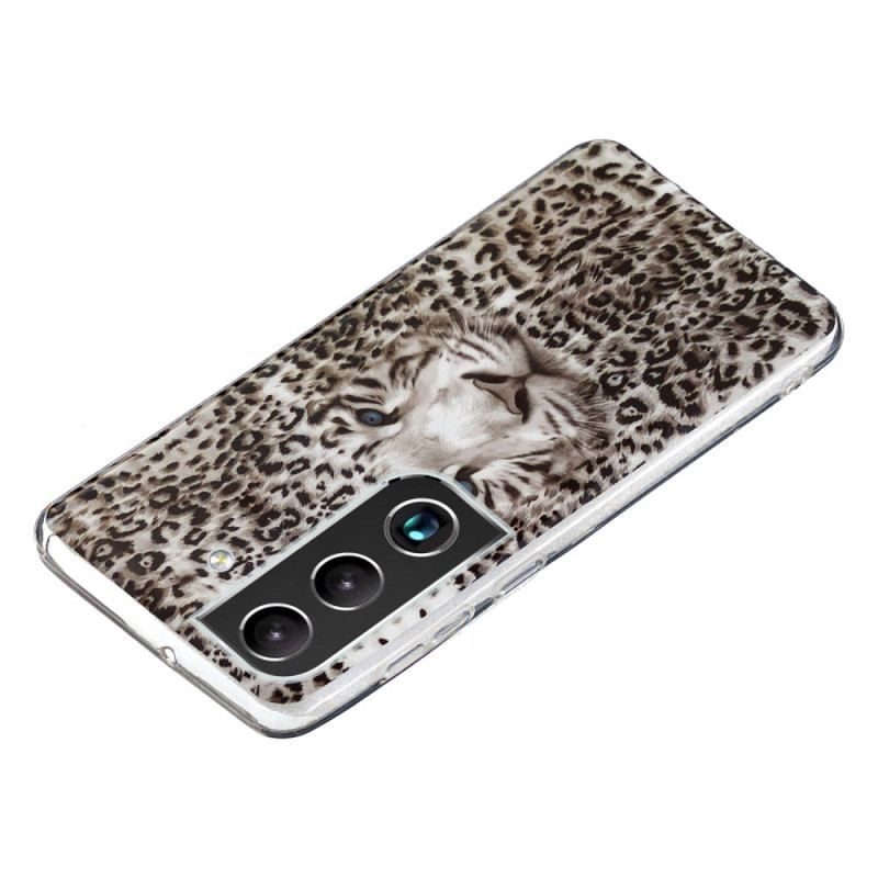 Coque Samsung Galaxy S22 5G Leopard Fluorescente