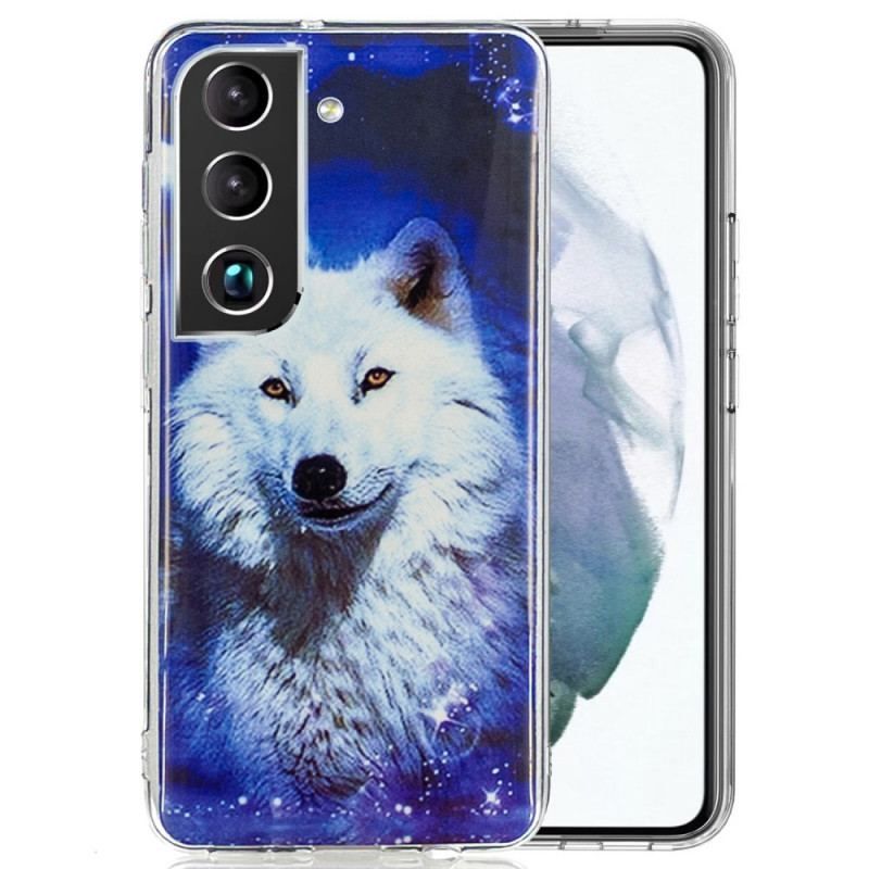 Coque Samsung Galaxy S22 5G Loup Fluorescente