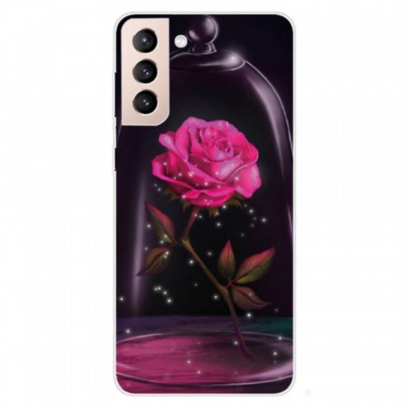 Coque Samsung Galaxy S22 5G Rose Magique