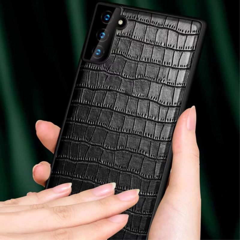 Coque Samsung Galaxy S22 5G SULADA Effet Peau Crocodile