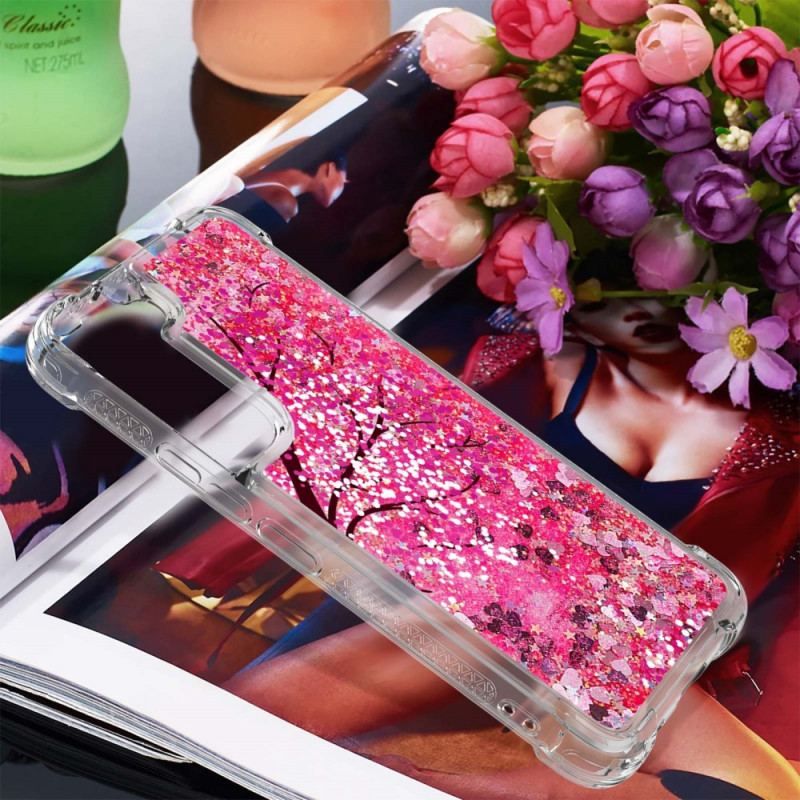 Coque Samsung Galaxy S22 Plus 5G Arbre Paillettes