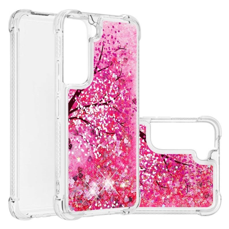 Coque Samsung Galaxy S22 Plus 5G Arbre Paillettes