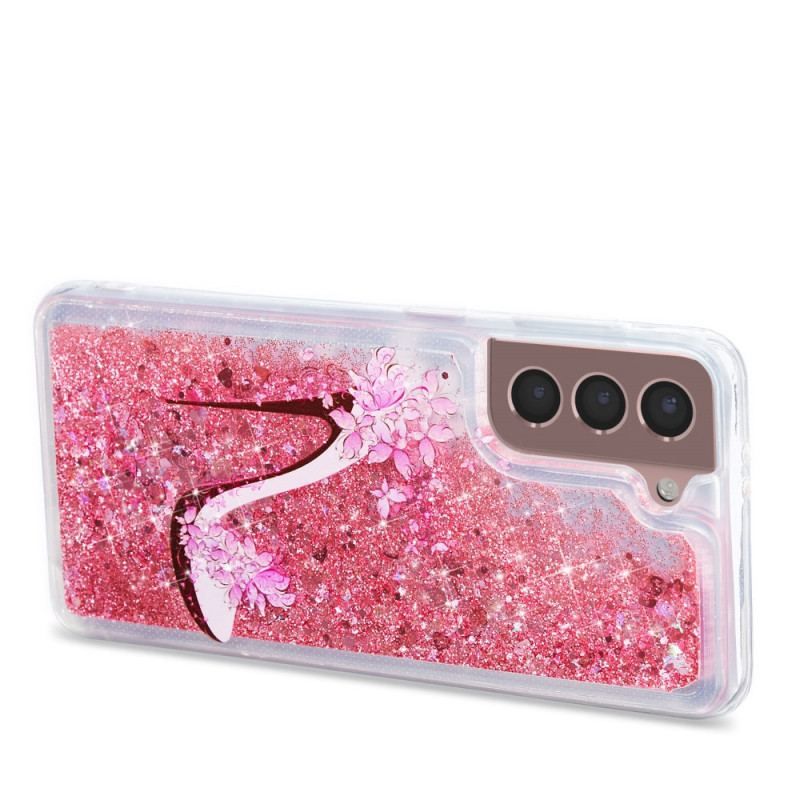 Coque Samsung Galaxy S22 Plus 5G Escarpin Paillettes