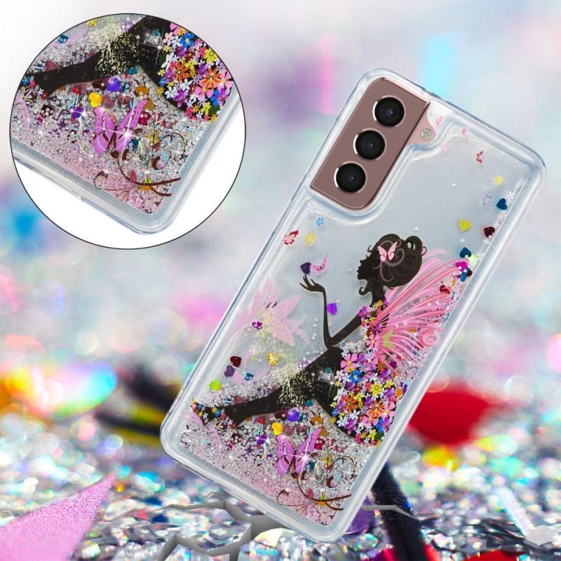 Coque Samsung Galaxy S22 Plus 5G Fée Paillettes