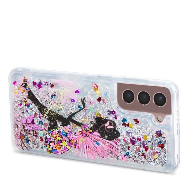 Coque Samsung Galaxy S22 Plus 5G Fée Paillettes