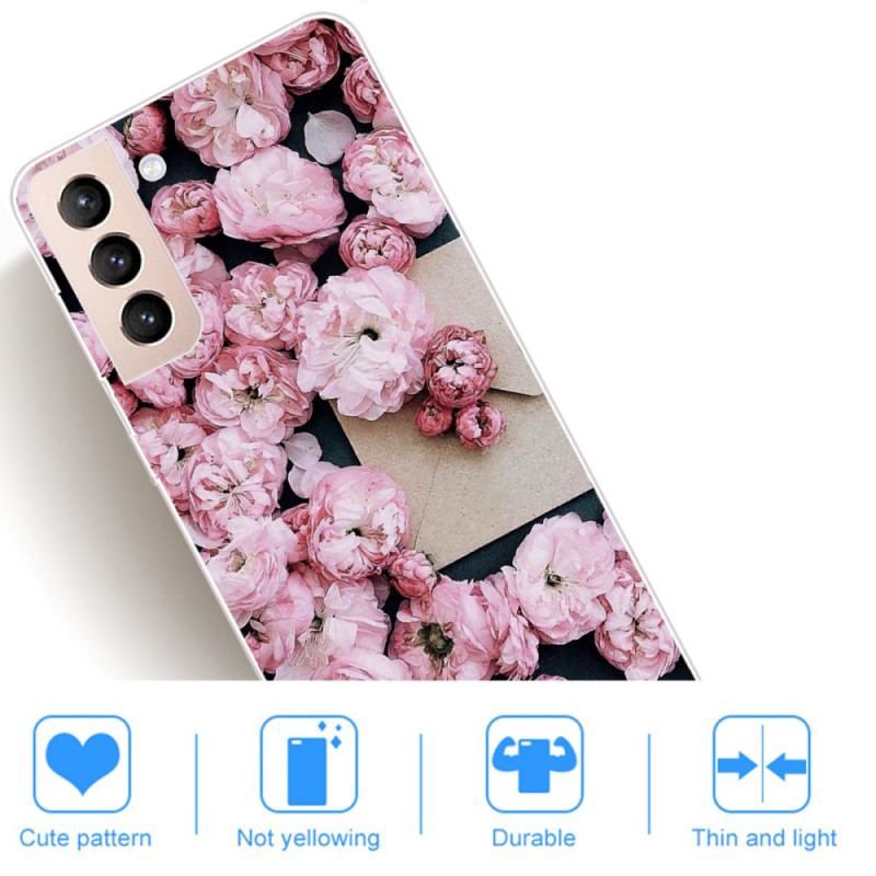 Coque Samsung Galaxy S22 Plus 5G Fleurs Roses