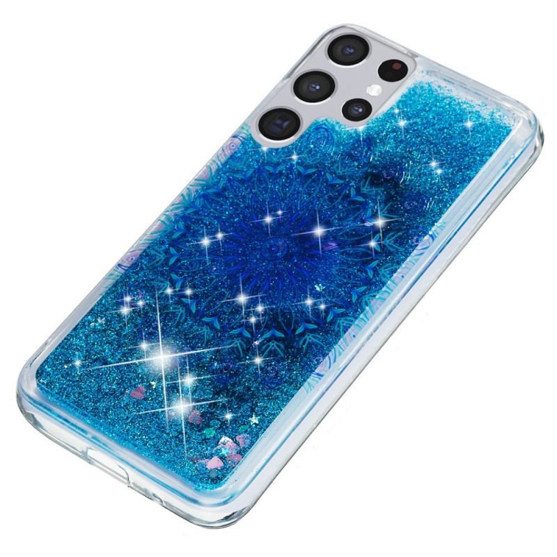 Coque Samsung Galaxy S22 Ultra 5G Mandala Paillettes