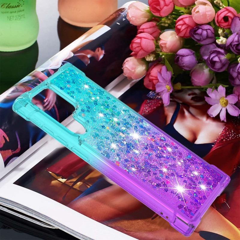 Coque Samsung Galaxy S22 Ultra 5G Paillettes Colors