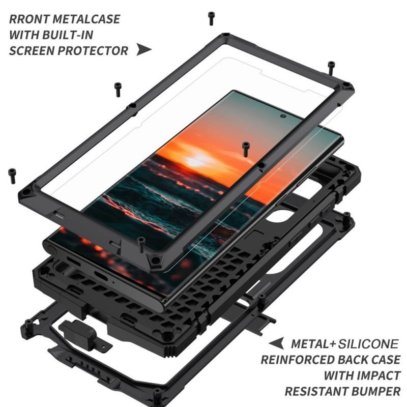 Coque Samsung Galaxy S22 Ultra 5G Protection Totale avec Verre Trempé