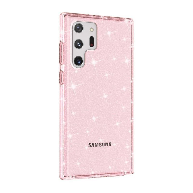 Coque Samsung Galaxy S22 Ultra 5G Transparente Paillettes