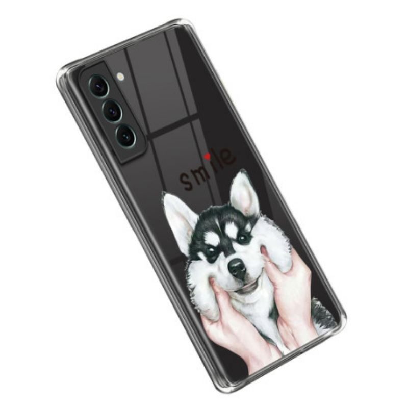 Coque Samsung Galaxy S23 5G Transparente Chien Smile