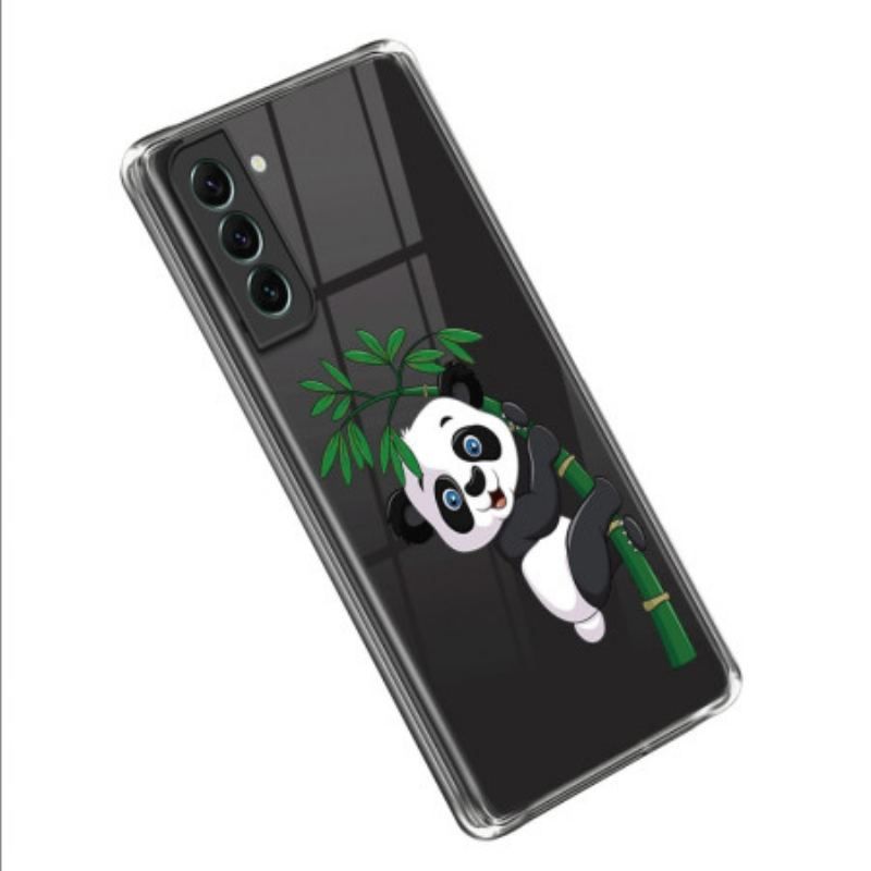 Coque Samsung Galaxy S23 5G Transparente Panda sur Bambou