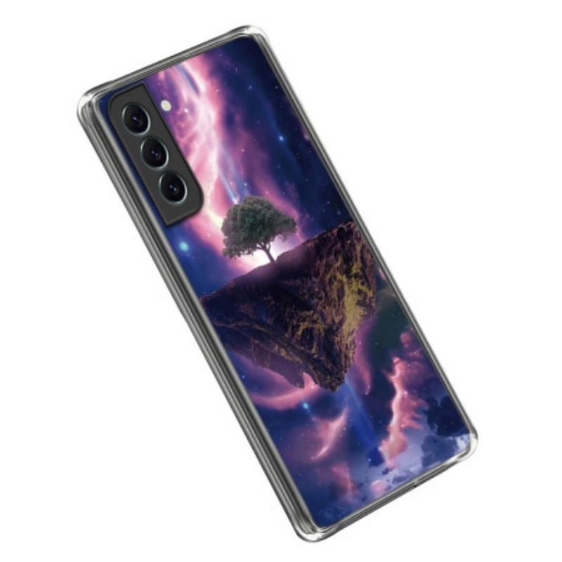 Coque Samsung Galaxy S23 Plus 5G Silicone Arbre Futuriste