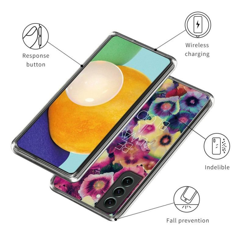 Coque Samsung Galaxy S23 Plus 5G Silicone Be Always in Bloom