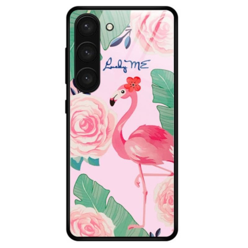 Coque Samsung Galaxy S23 Plus 5G Verre Trempé Flamant Rose