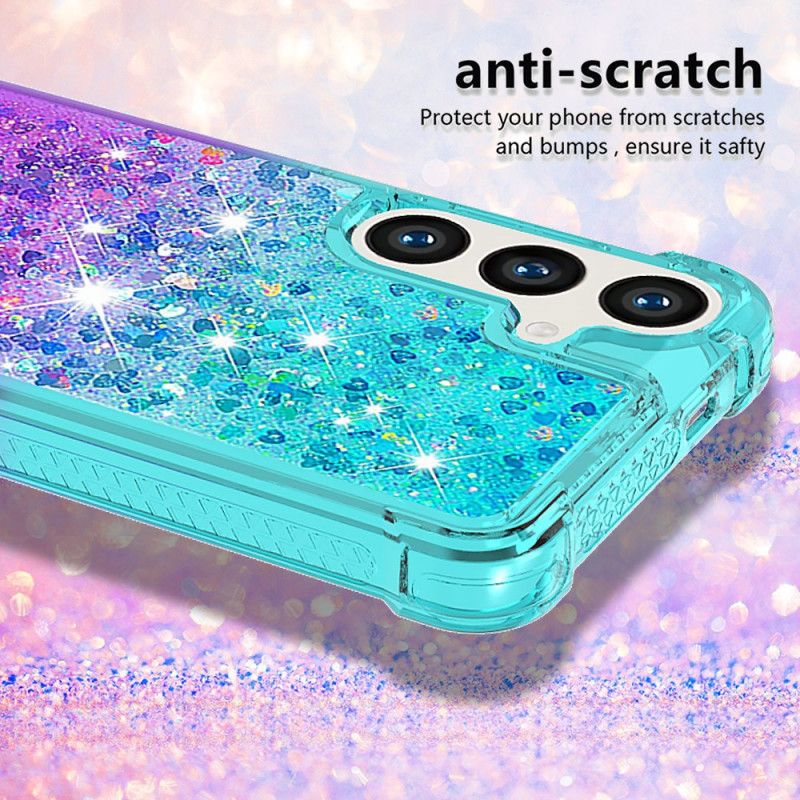 Coque Samsung Galaxy S24 5G Dégradé Paillettes