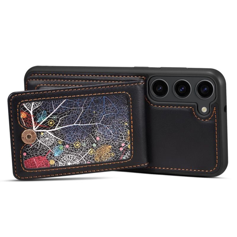 Coque Samsung Galaxy S24 Plus 5G avec Porte-Cartes et Bandoulière