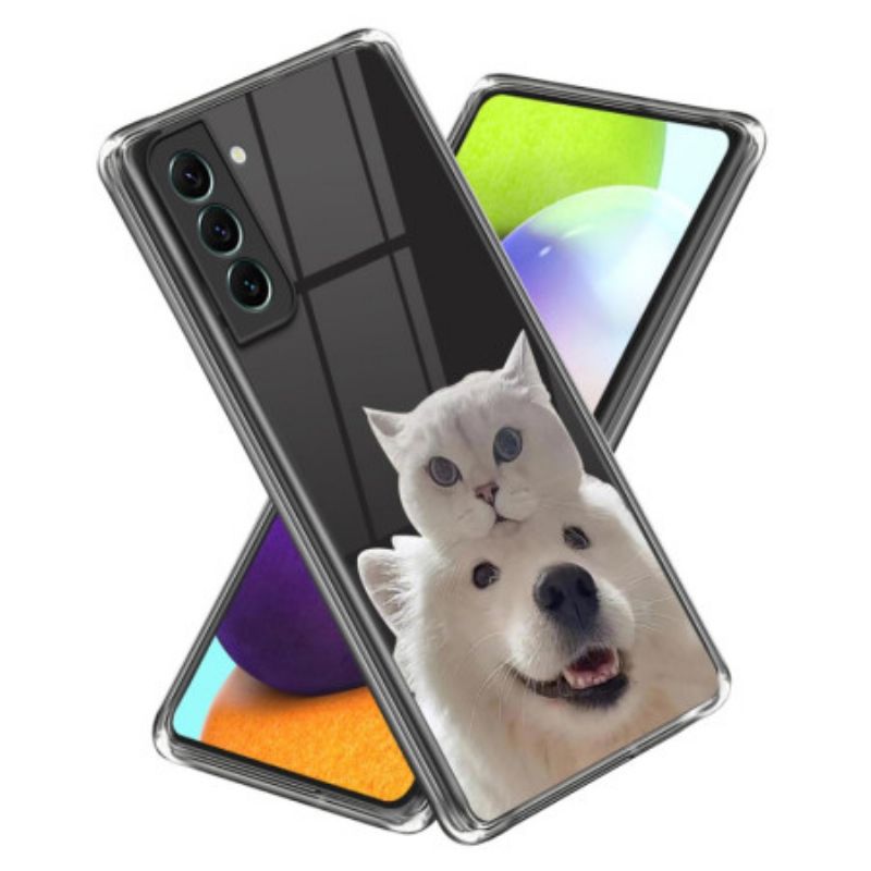 Coque Samsung Galaxy S24 Plus 5G Chat et Chien