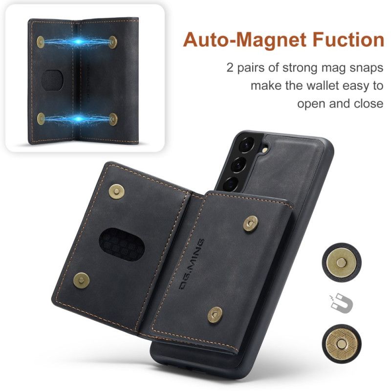 Coque Samsung Galaxy S24 Plus 5G Portefeuille Magnétique Détachable DG.MING