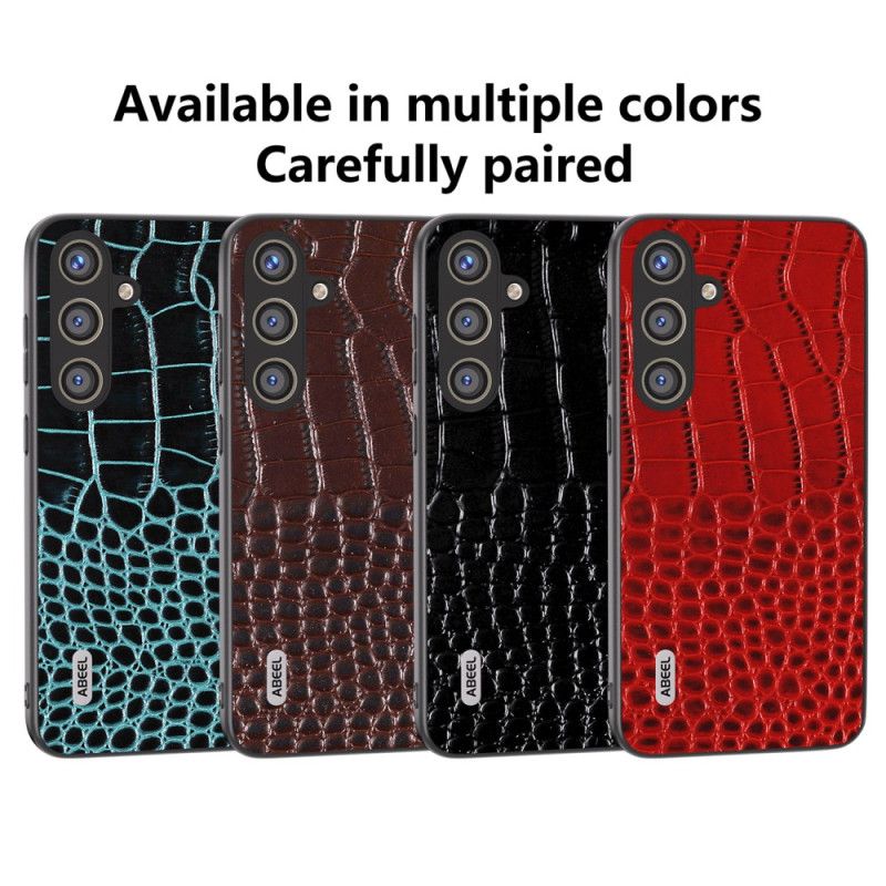 Coque Samsung Galaxy S24 Plus 5G Série Texture Crocodile ABEEL