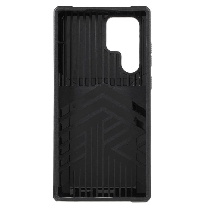 Coque Samsung Galaxy S24 Ultra 5G avec Support et Porte-Carte