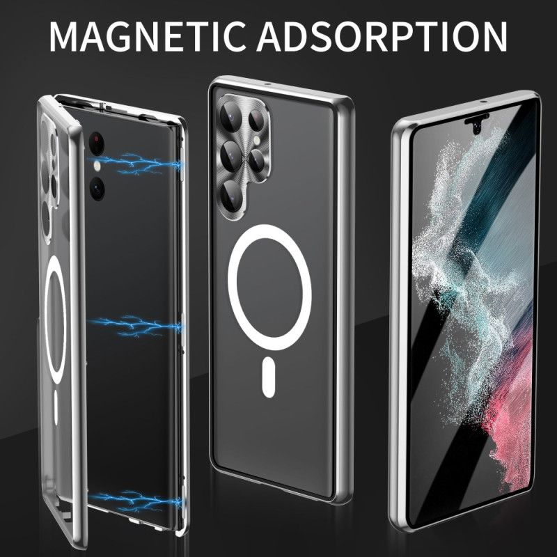 Coque Samsung Galaxy S24 Ultra 5G avec Verre Trempé et Cadre en Métal