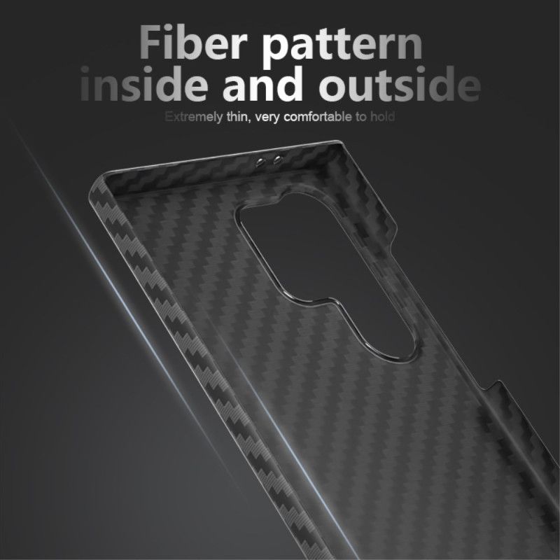 Coque Samsung Galaxy S24 Ultra 5G Texture Fibre de Carbone