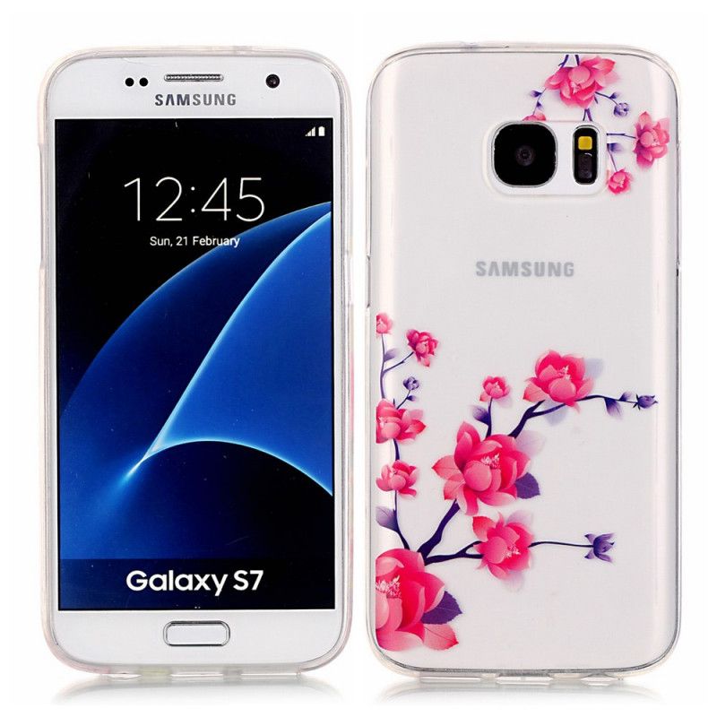 Coque Samsung Galaxy S7 Branches À Fleurs