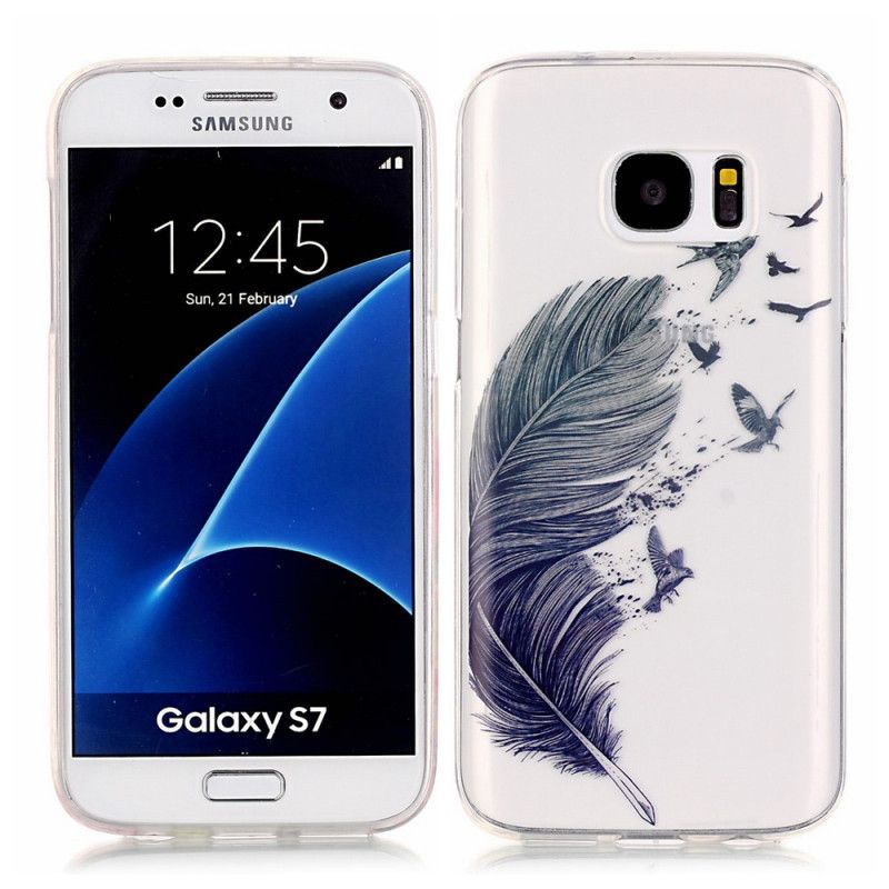 Coque Samsung Galaxy S7 Légère Plume