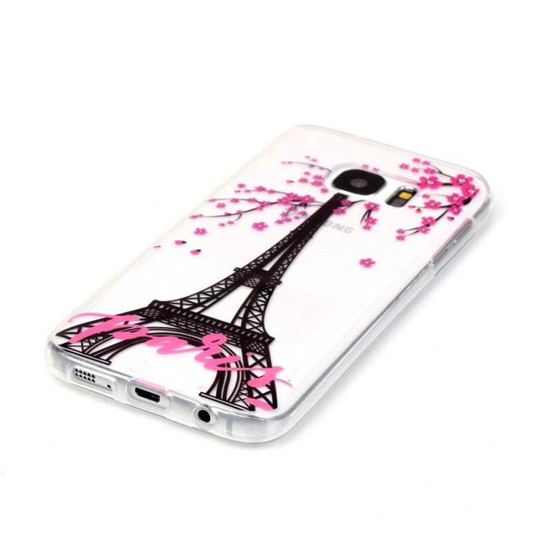 Coque Samsung Galaxy S7 Tour Eiffel Fleurie