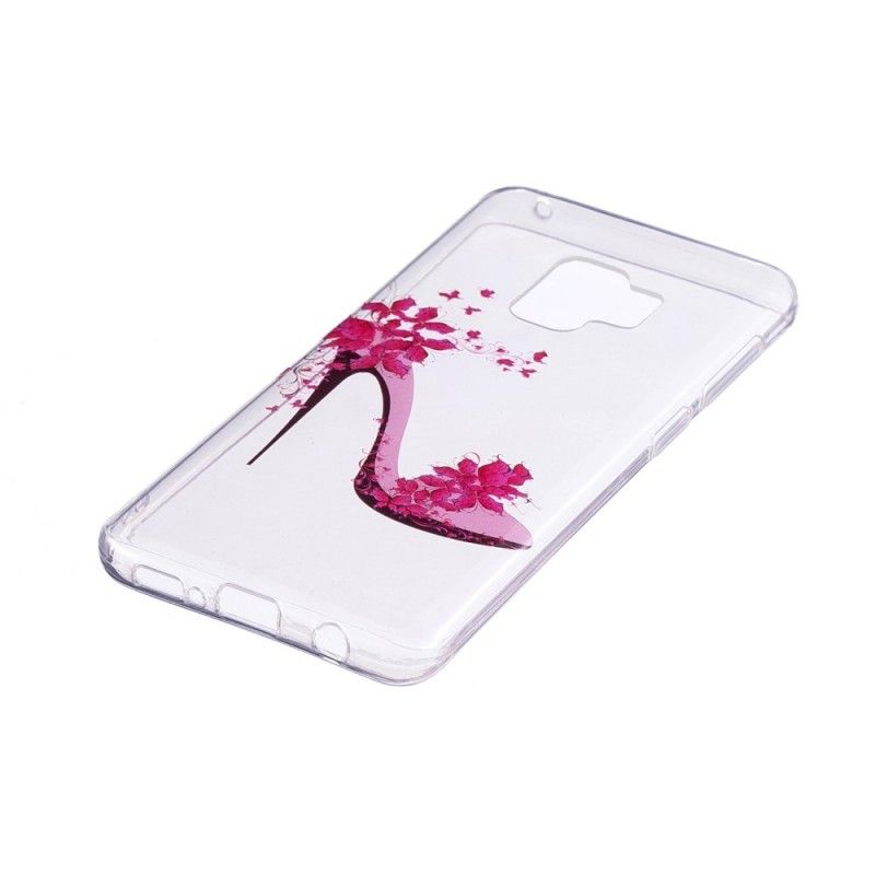 Coque Samsung Galaxy S9 Escarpin Fleuri