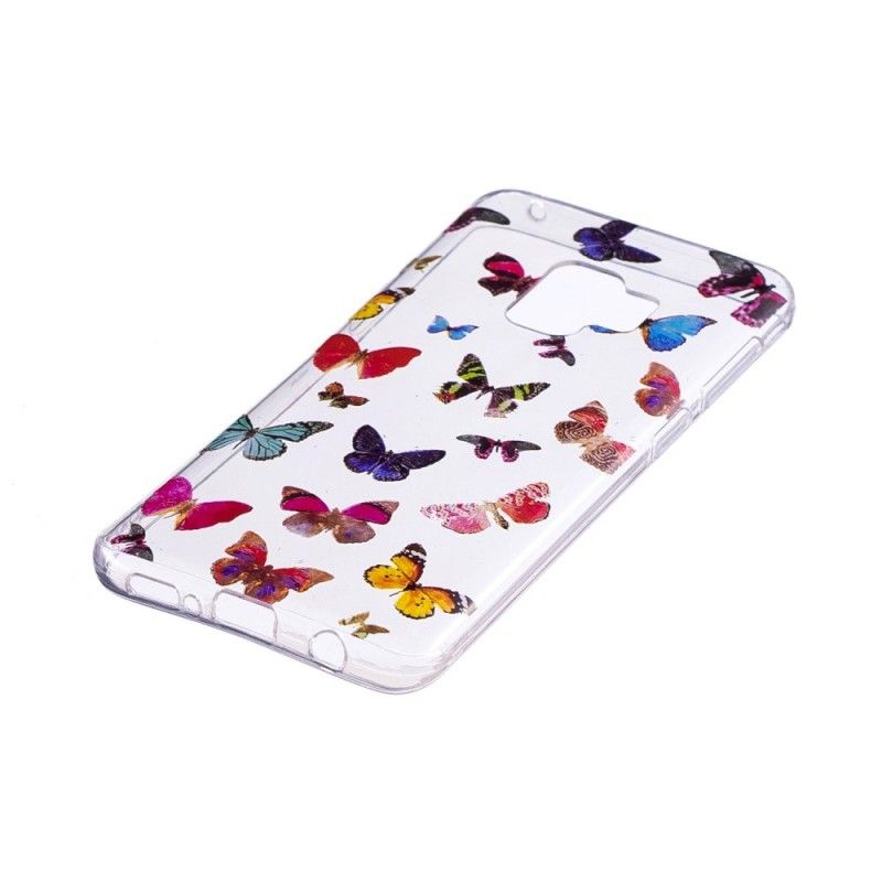 Coque Samsung Galaxy S9 Papillons Couleurs