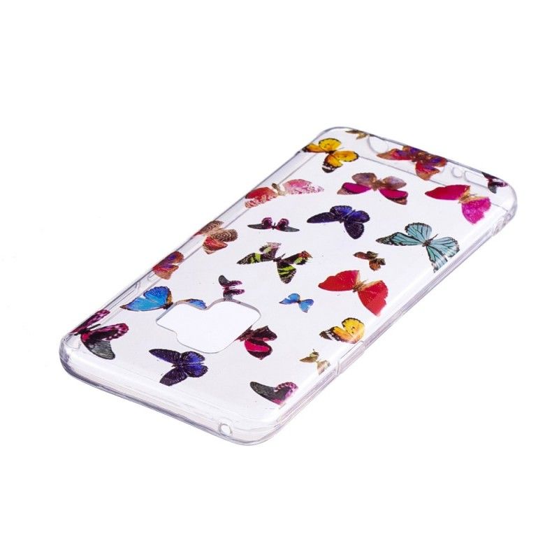 Coque Samsung Galaxy S9 Papillons Couleurs