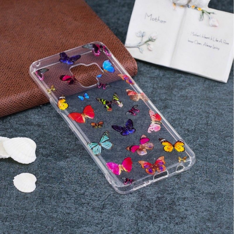 Coque Samsung Galaxy S9 Papillons Couleurs