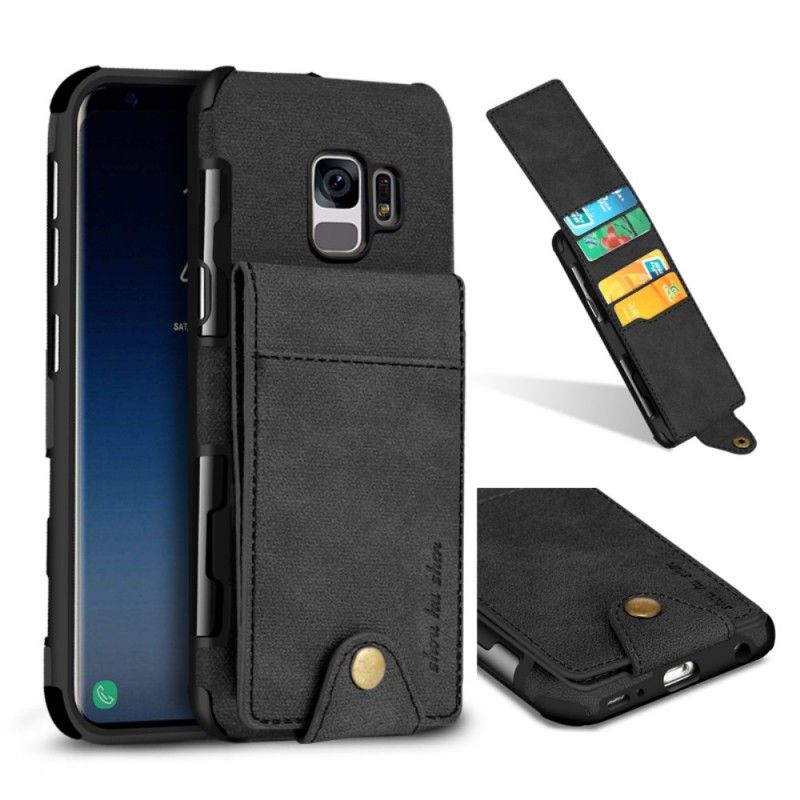 Coque Samsung Galaxy S9 Porte-cartes Rabattable