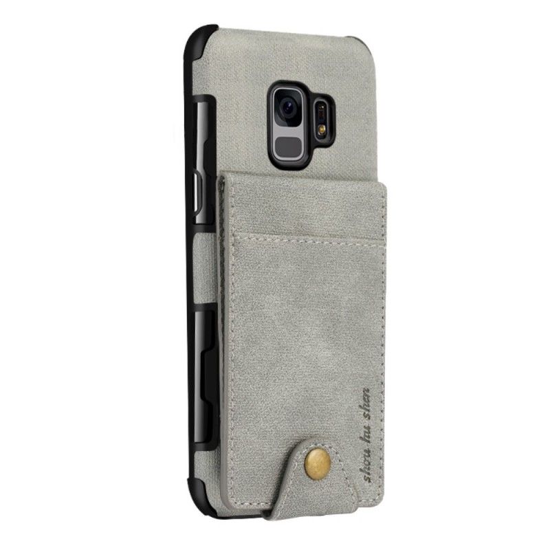 Coque Samsung Galaxy S9 Porte-cartes Rabattable