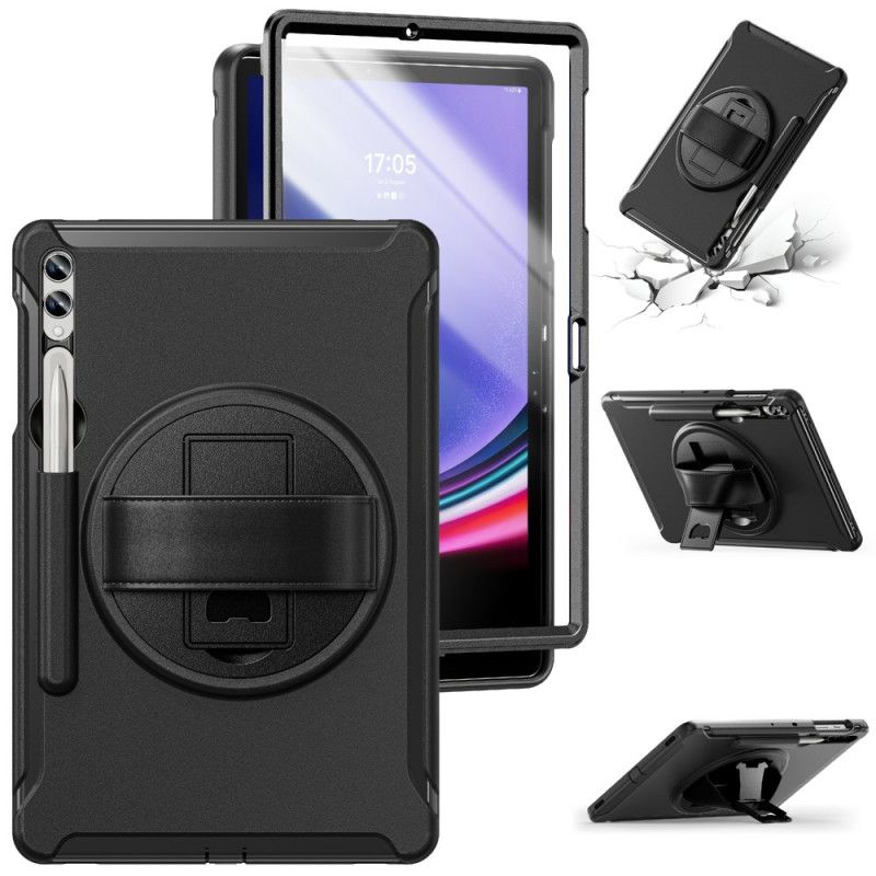 Coque Samsung Galaxy Tab S9 FE Plus/S9 Plus/ S8 Plus/S7 Plus Support pour Stylo et Béquille