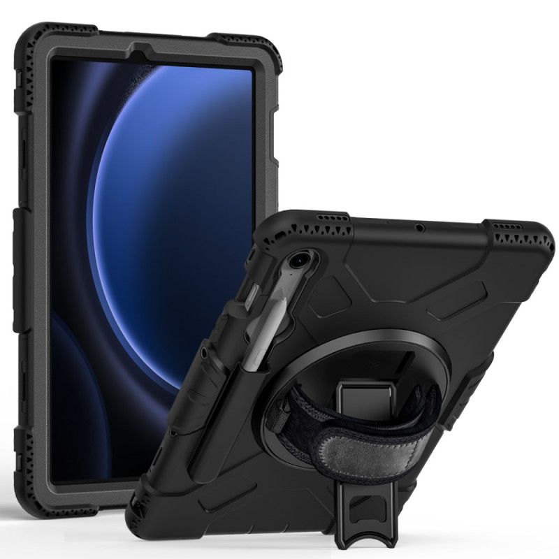 Coque Samsung Galaxy Tab S9 / S9 FE Sangle Support et Bandoulière