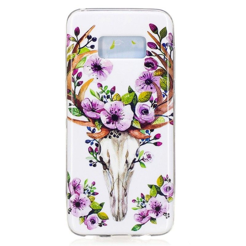 Coque Samsung Galaxy Wapiti Fleuri Fluorescente