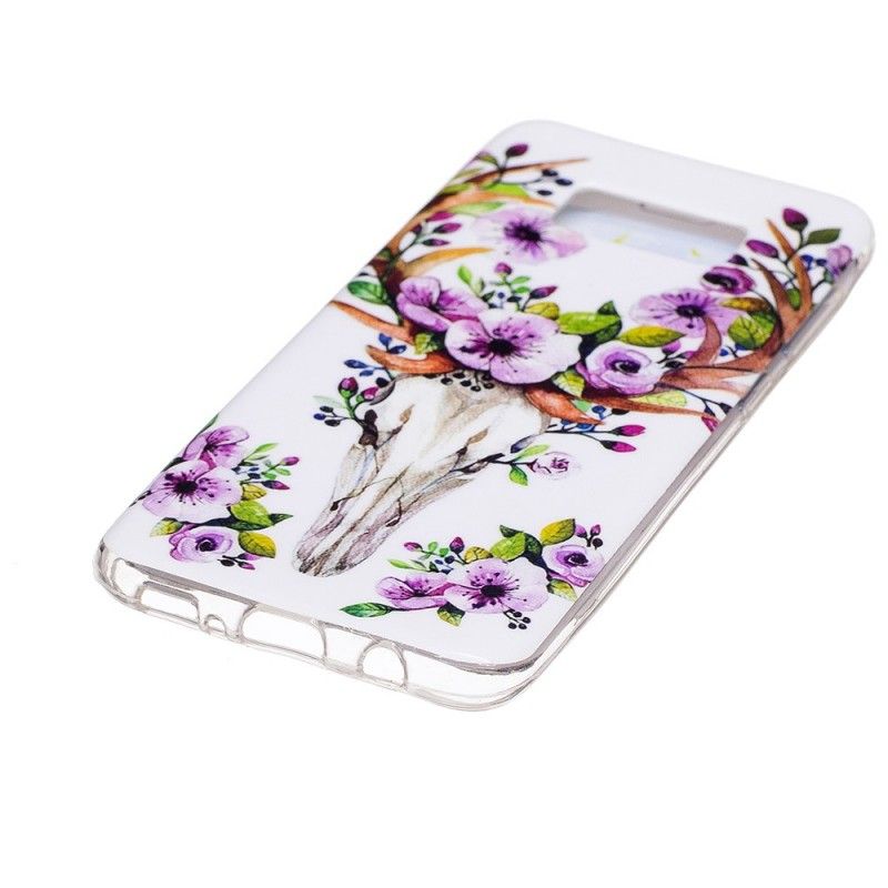 Coque Samsung Galaxy Wapiti Fleuri Fluorescente