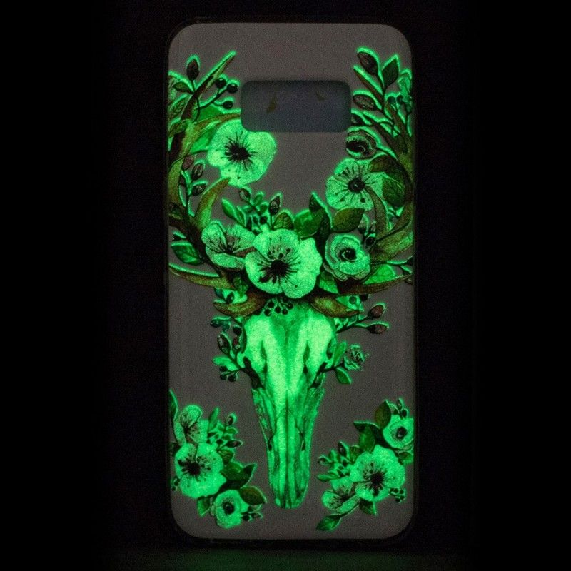 Coque Samsung Galaxy Wapiti Fleuri Fluorescente