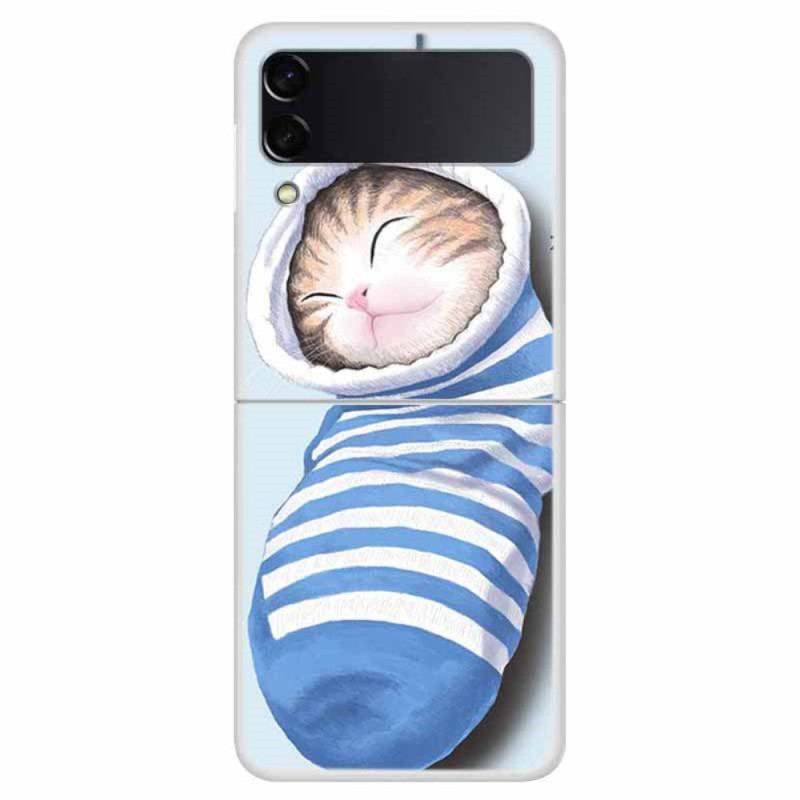 Coque Samsung Galaxy Z Flip 4 Chaton Endormi