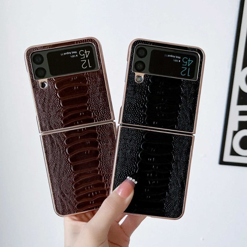 Coque Samsung Galaxy Z Flip 4 Design Crocodile