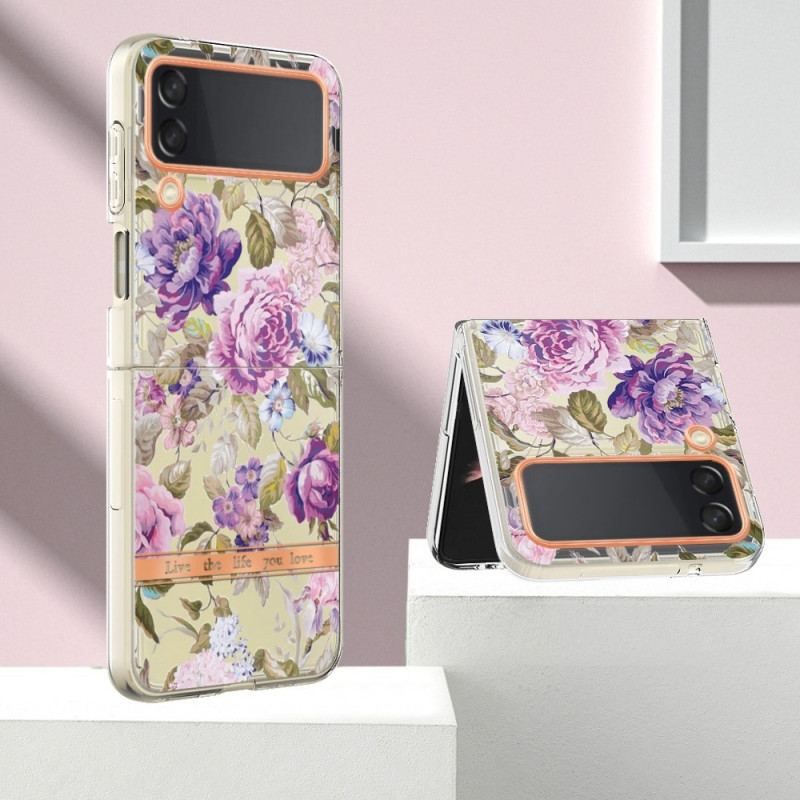 Coque Samsung Galaxy Z Flip 4 Florale