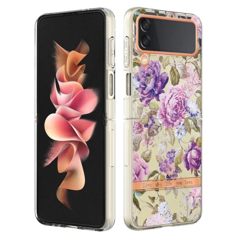 Coque Samsung Galaxy Z Flip 4 Florale