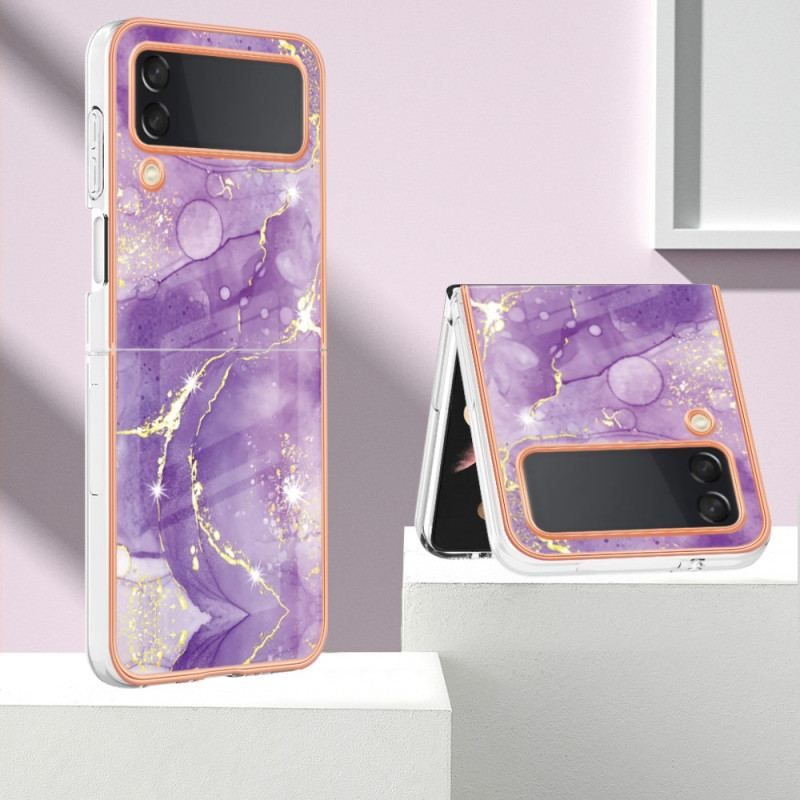 Coque Samsung Galaxy Z Flip 4 Marbre Coloré