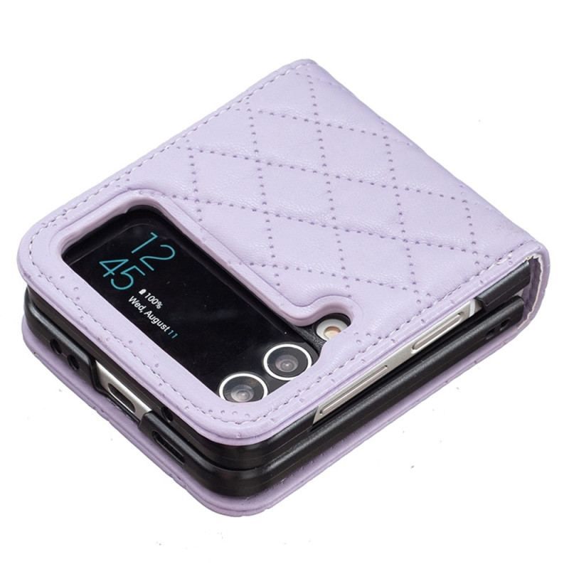 Coque Samsung Galaxy Z Flip 4 Matelassée Binfen Color