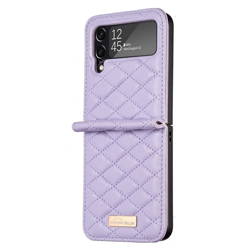 Coque Samsung Galaxy Z Flip 4 Matelassée Binfen Color