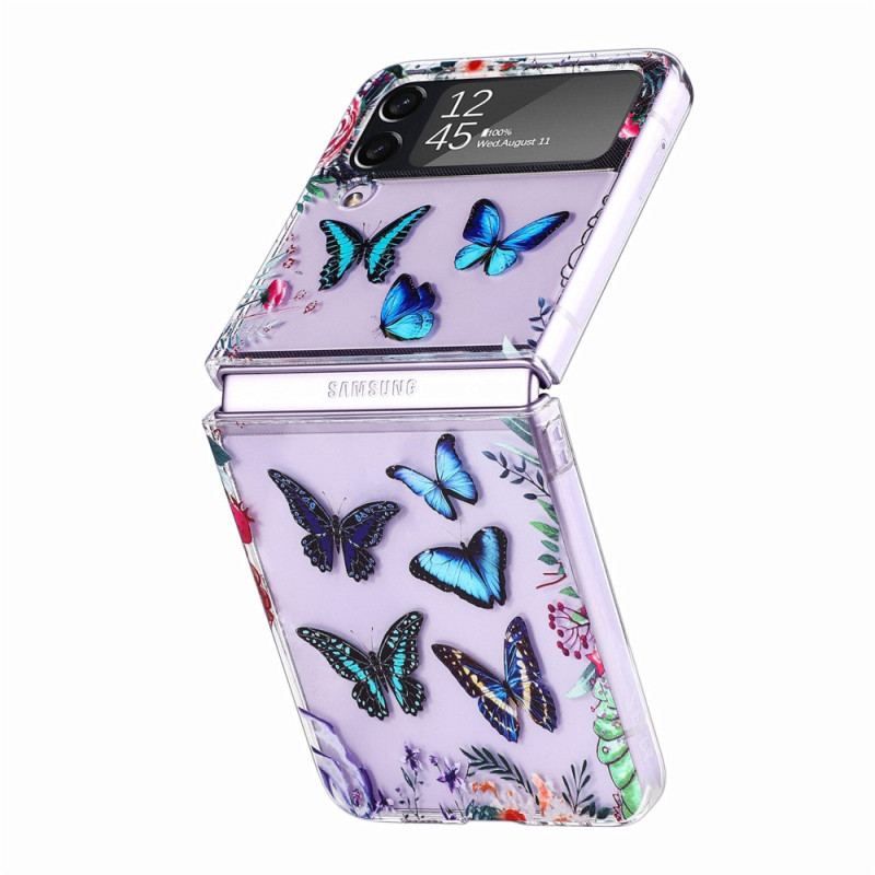 Coque Samsung Galaxy Z Flip 4 Multiples Papillons